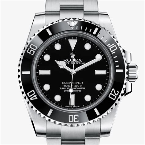 Orologio Rolex Submariner in acciaio Oystersteel .